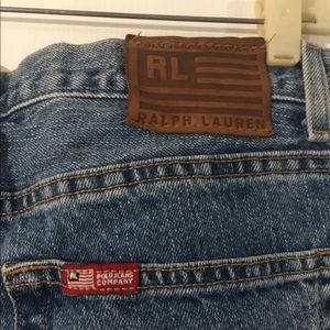 Vintage Ralph Lauren 80s 90s cotton jeans straight